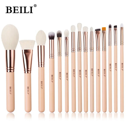 Wellness Pink Makeup Brushes 15 Brush offers Picture show all brushes in line second set offers