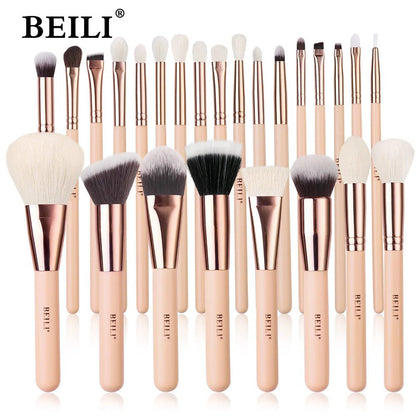 Wellness Pink Makeup Brushes 28 Brush offers Picture show all brushes in line first set offers