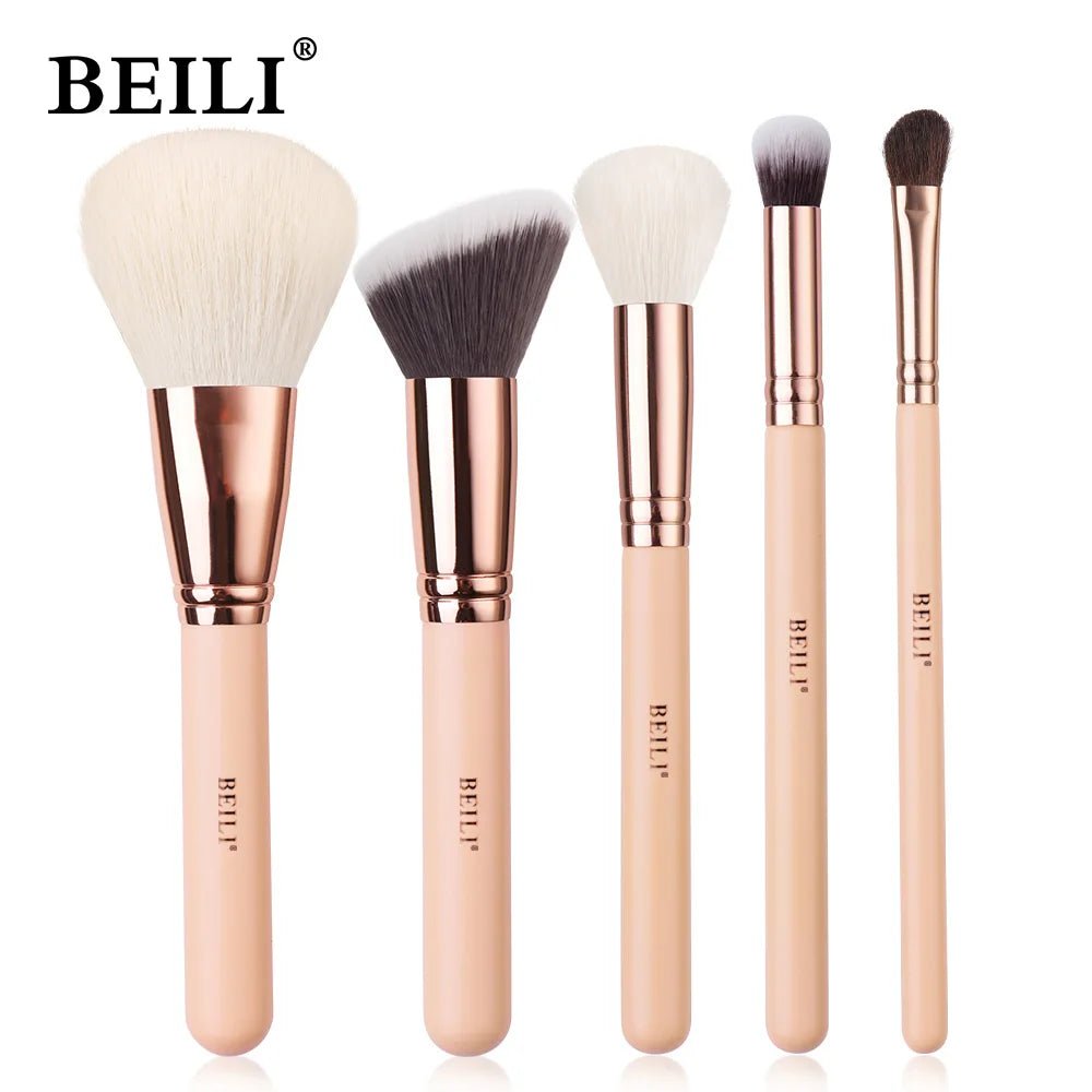 Wellness Pink Makeup Brushes 5 Brush offers Picture show all brushes in line first set offers