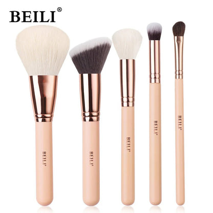 Wellness Pink Makeup Brushes 5 Brush offers Picture show all brushes in line first set offers