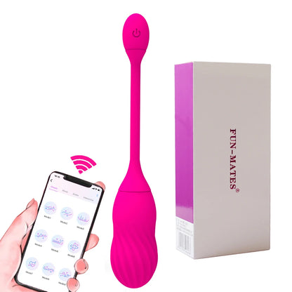 Wellness Sex Toys App Control Egg Vibrators For Women Pink Colour