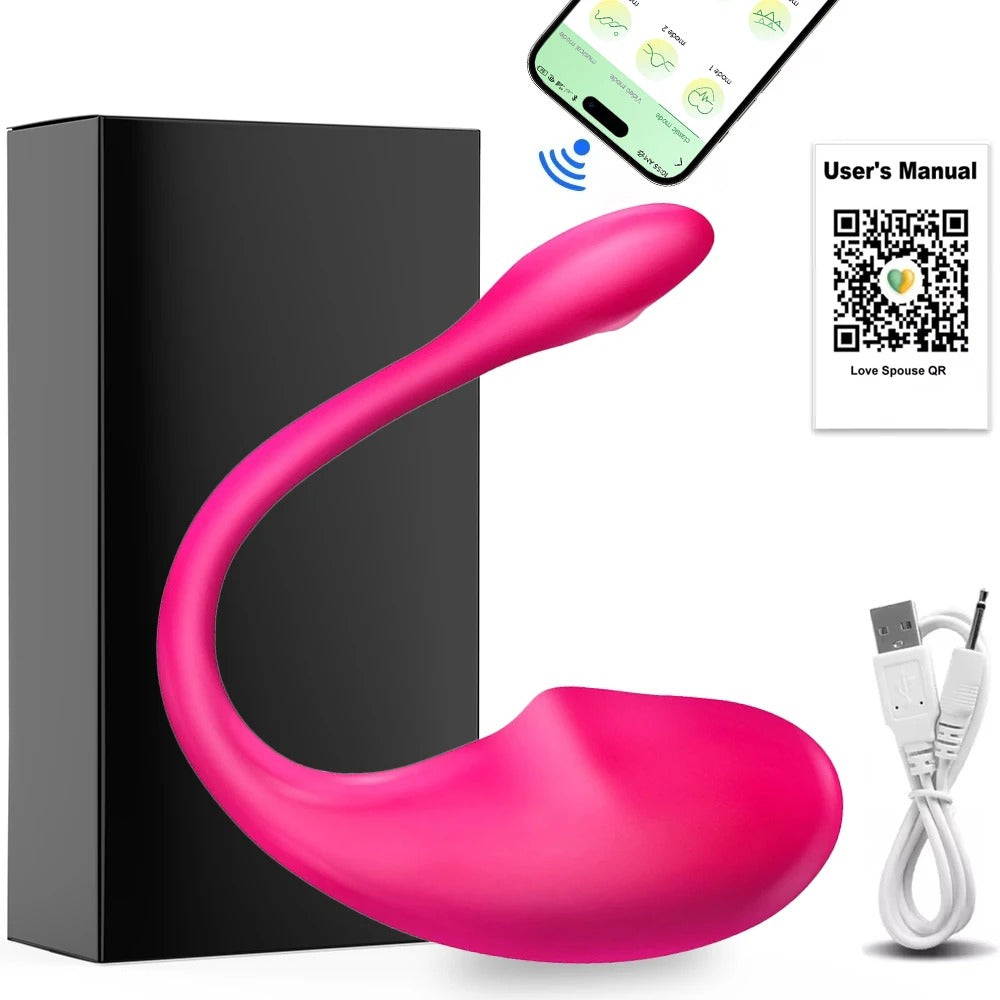 Wellness Sex Toys App Control Egg Vibrators For Women Bluetooth Red Colour Model B