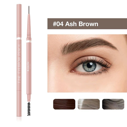 Wellness Ultra Fine Double Ended Eyebrow Professional Pencil 1.5 mm One (1) piece offers Ash Brown Colour Number 04 show and on a lady eye