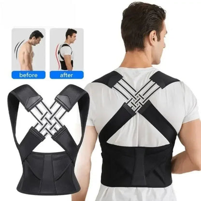Personal Health Care Back Posture Belt Adjustable Unisex Home Gym