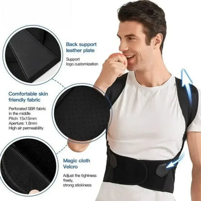 Personal Health Care Back Posture Belt Adjustable Unisex Home Gym