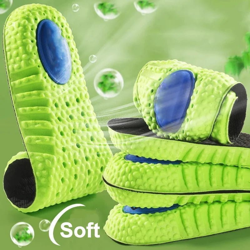 Fitness 4D Unisex Sports Insoles Soft Shock-Absorbing