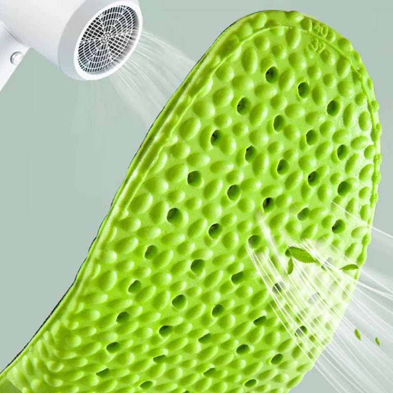 Fitness 4D Unisex Sports Insoles Soft Shock-Absorbing