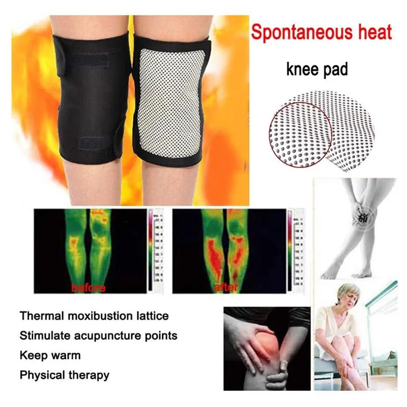 1 Pair Tourmaline Self Heating Knee Pad