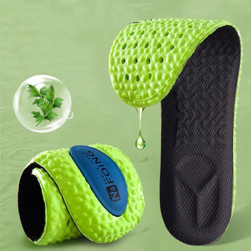 Fitness 4D Unisex Sports Insoles Soft Shock-Absorbing