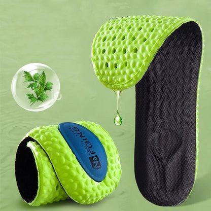 Fitness 4D Unisex Sports Insoles Soft Shock-Absorbing