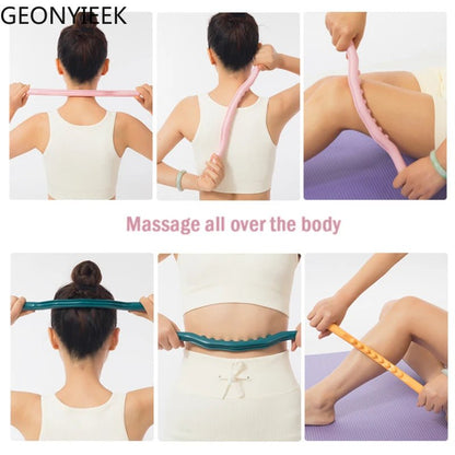 Massage Therapy Accessories 8 Beads Rolling Bar Tool