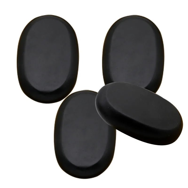 Massage Therapy Basalt Massager Black Stones Set (20 Pieces/Set)
