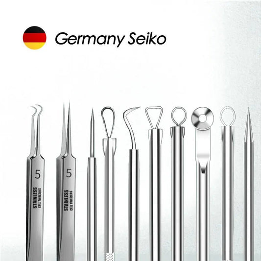 Health care products Acne Blackhead Remover Tools 10 Germany Seiko remover tools shown