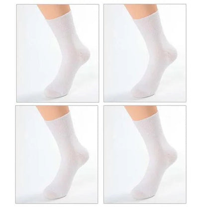 Health care products Diabetic Socks Hypertensive Patients, 4 Pairs of White Colour offers shown