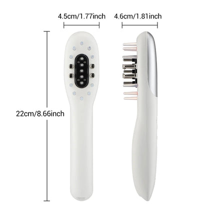 Health care products Hair Growth Massage Comb EMS RF Electric Parameters sizes