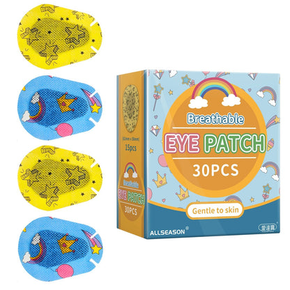 Health care products Kids Eye Patch Sterile Adhesive Bandage 60 pieces (1 box 30 patch show multicolour adhesive bandages, 4 bandages out of the box)
