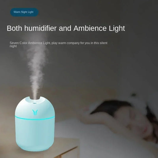 Jem Wellness Collection Mini Air Humidifier Aroma Essential Oil Diffuser Car 250ml Green Colour