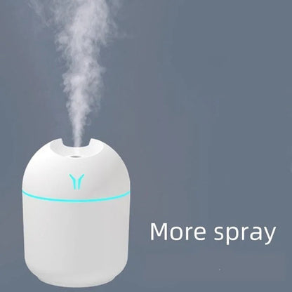 Wellness Mini Air Humidifier Aroma Essential Oil Diffuser 250ml Small Space High Capacity Water particles moisturize